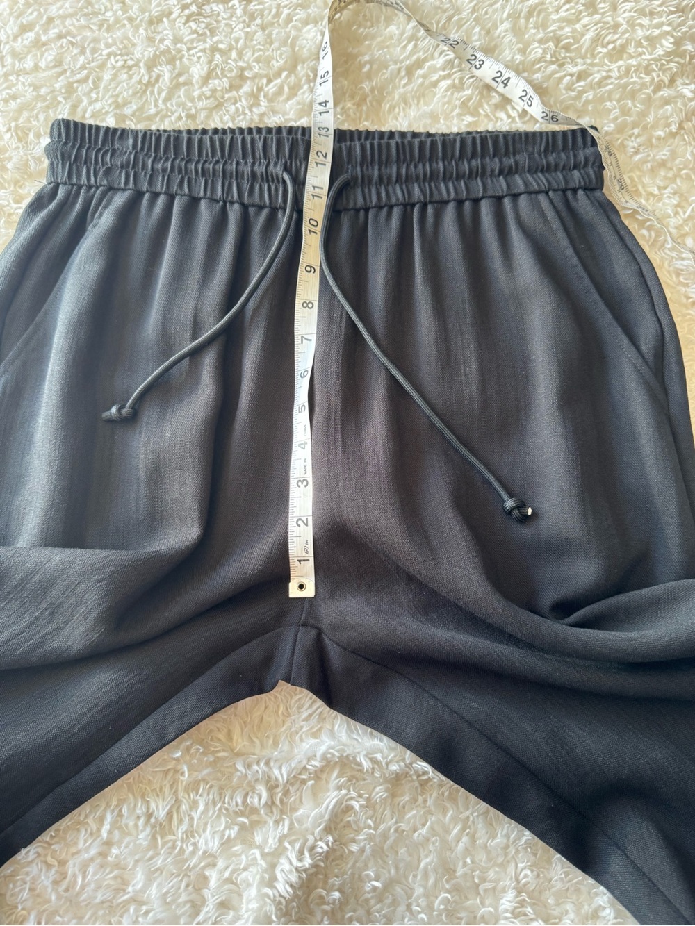 Halara High Waisted Drawstring Pocket Wide Leg Baggy Casual Linen-Feel Pants NEW - Picture 9 of 13